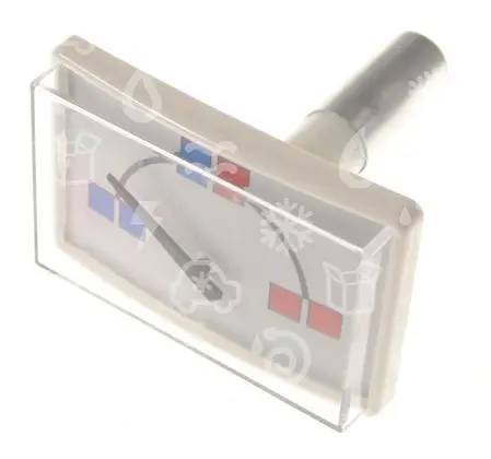 teploměr dotykový BT-218 C8 smalt - ležatý mimo OKVC125 čidlo 48mm